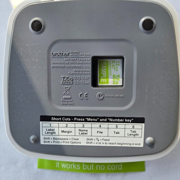 Brother Label Maker Model PT-D200 - Picture 2 of 6